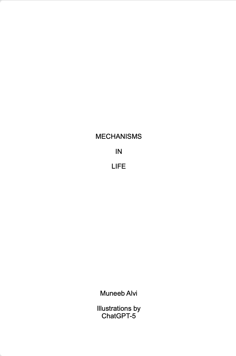 Cover of Mechanisms In Life — field guide to decisions